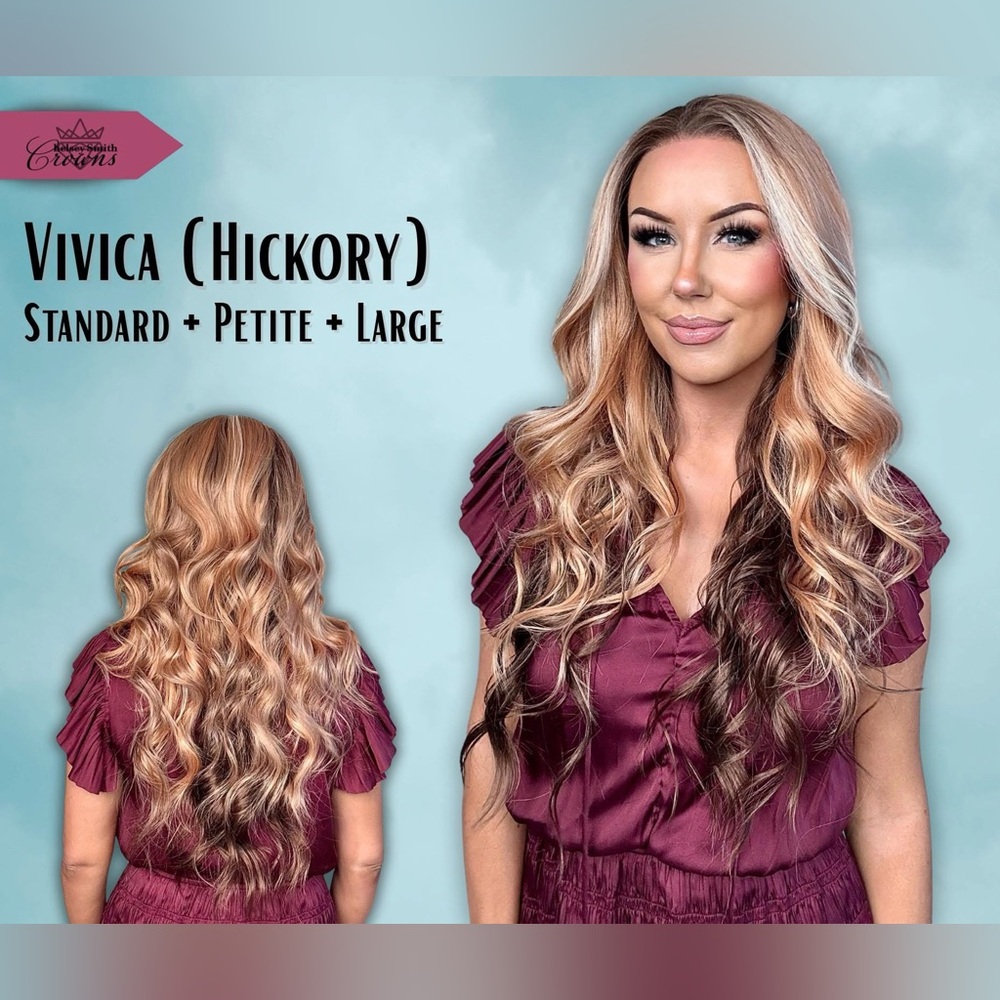 Vivica Hickory Blonde Long Wavy Wig
